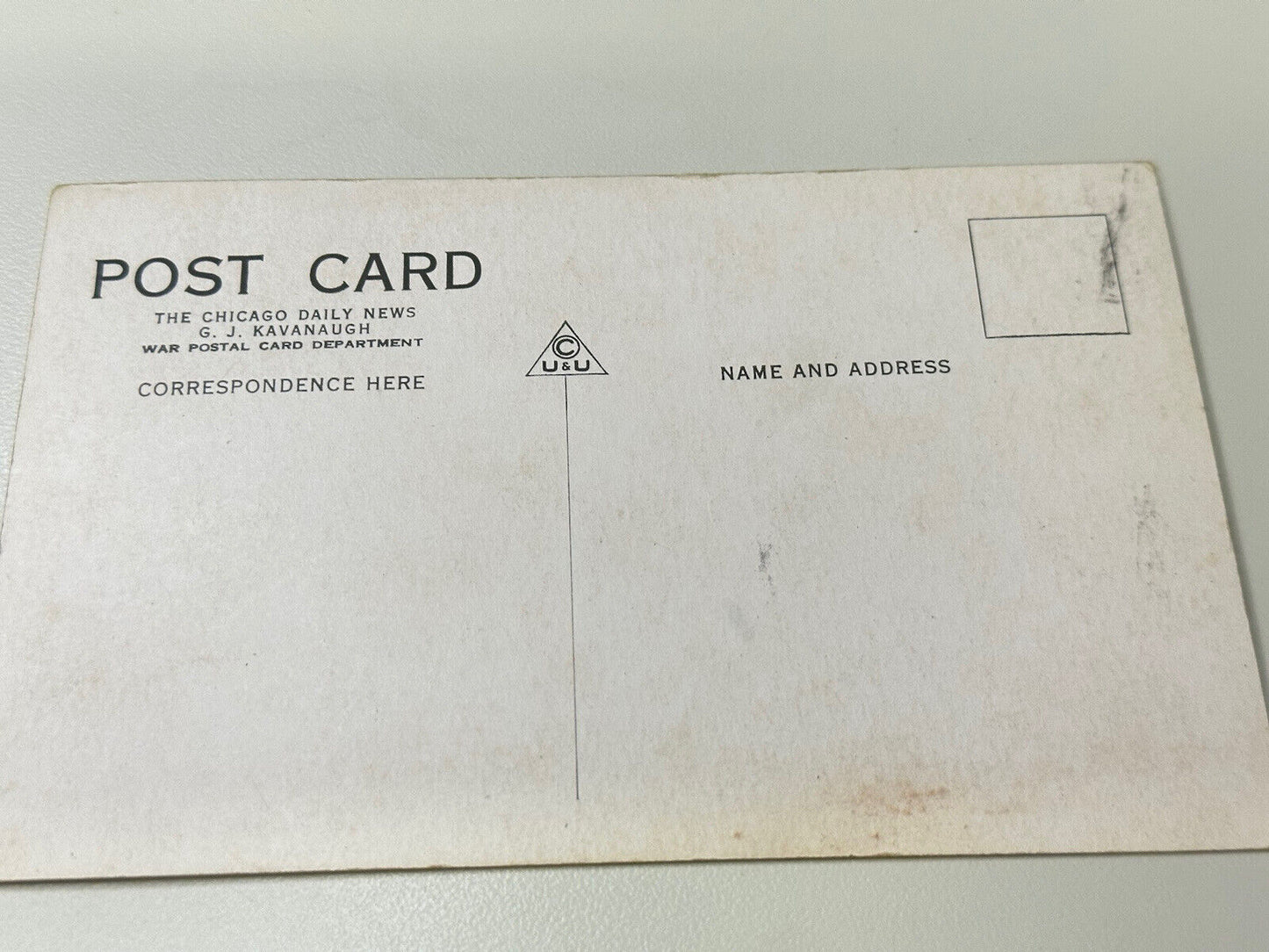 Antique RPPC Real Photo Postcard German Soldiers Charging WWI 1911