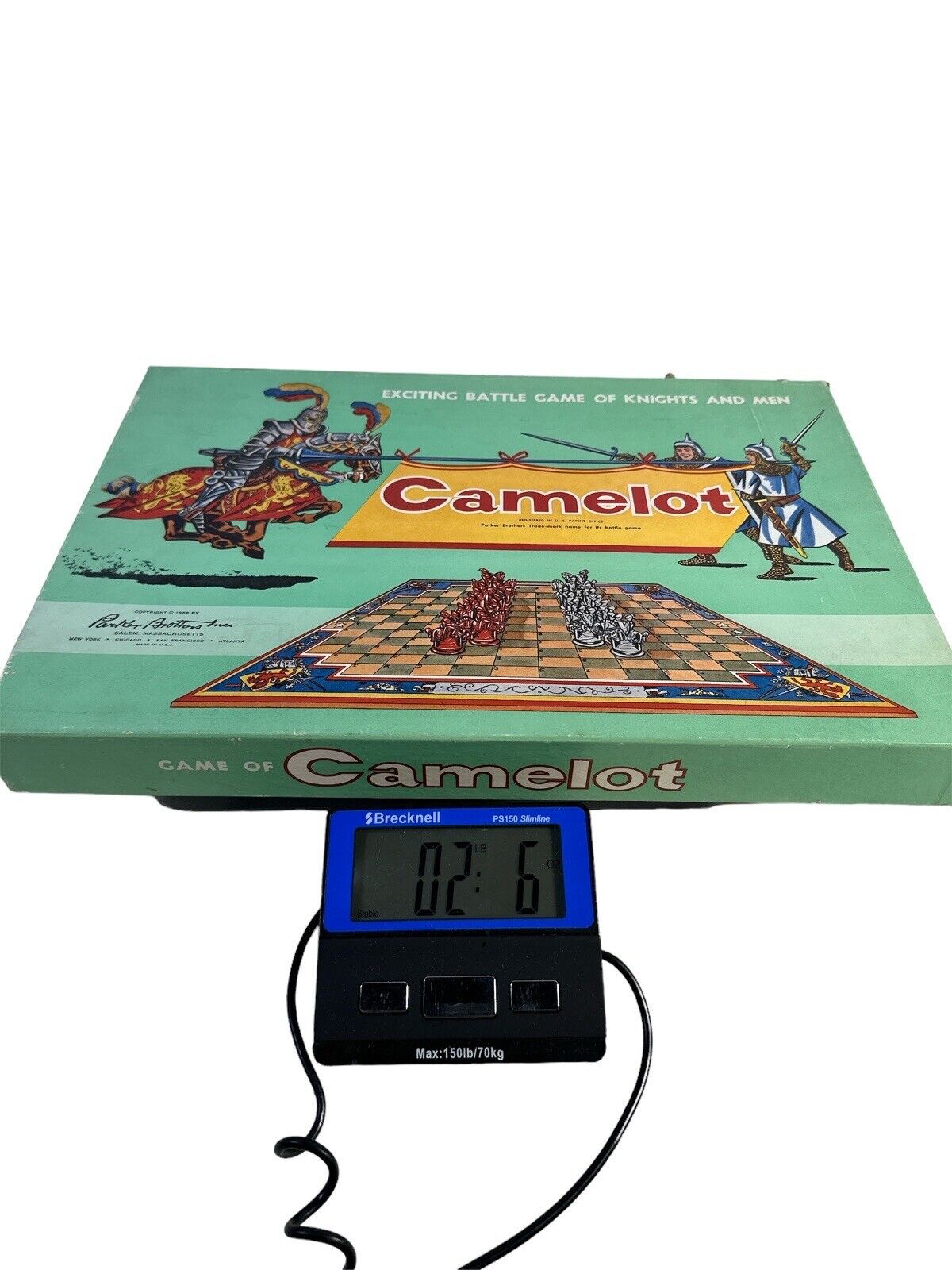 Parker Brothers Battle Game, Of Knights and Men Camelot Board Game Complete 1958