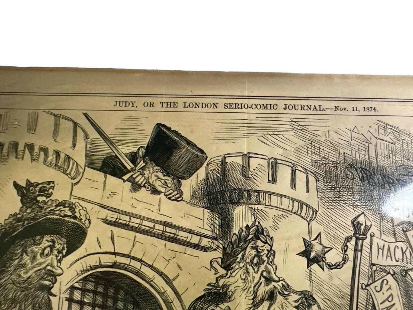 Antique Marie Duval Illustrator For Judy Or The London Serio-Comic Journal 1874