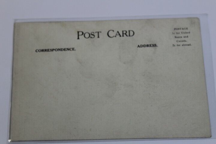 Antique Post card 1905 unposted Shooting Oil Well RARE