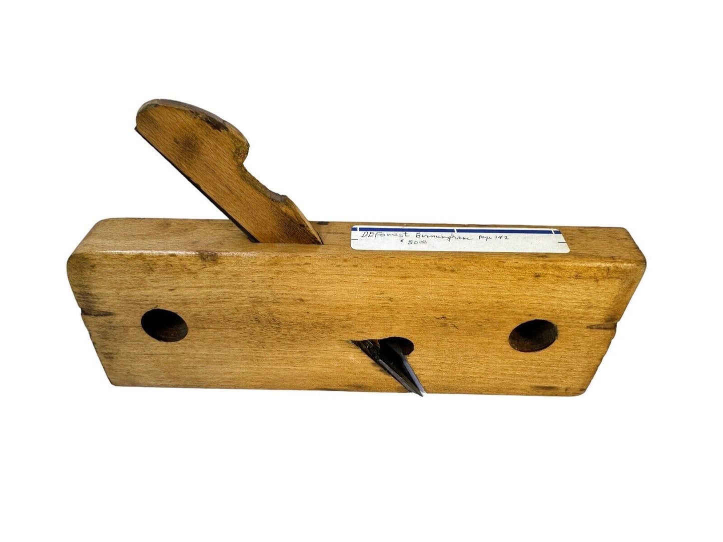 Antique wood Molding Plane Humphrey MFG Iron - Deforest Birmingham 9.5” Long