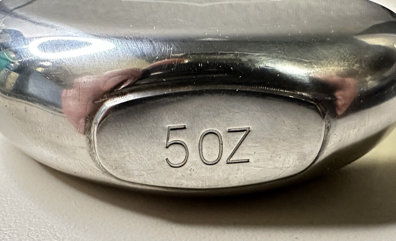 Izola Stainless Steel Flask 5 Oz. Put Some Hair on Your Chest