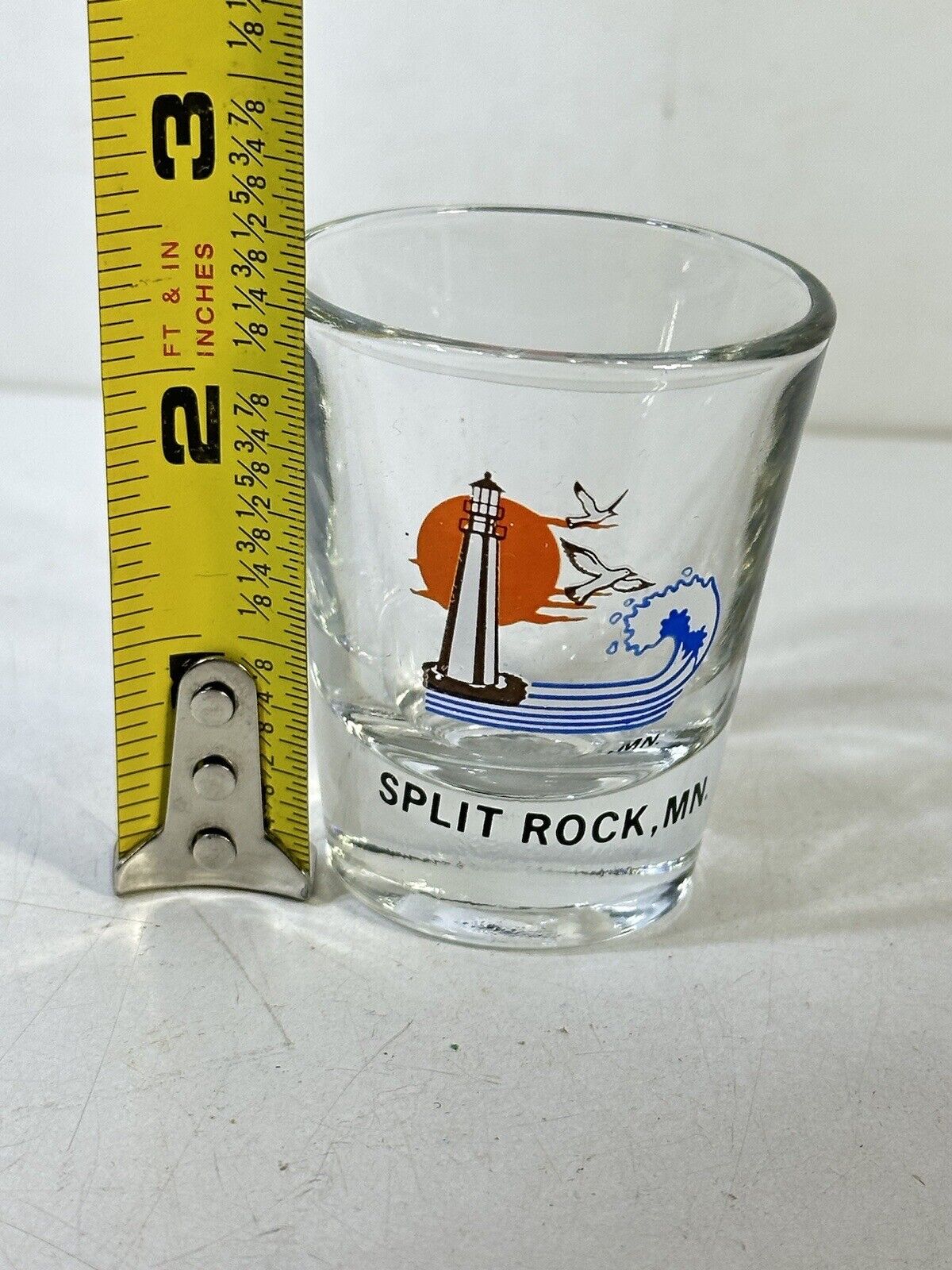 Lot of 5 Vintage Minnesota Souvenir Shot Glasses Standard Size Shot Glasses