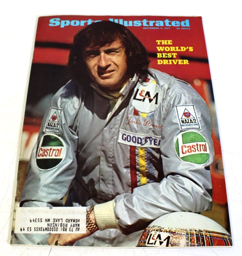 Sports Illustrated Magazine September 6, 1971 The World's Best Driver issue