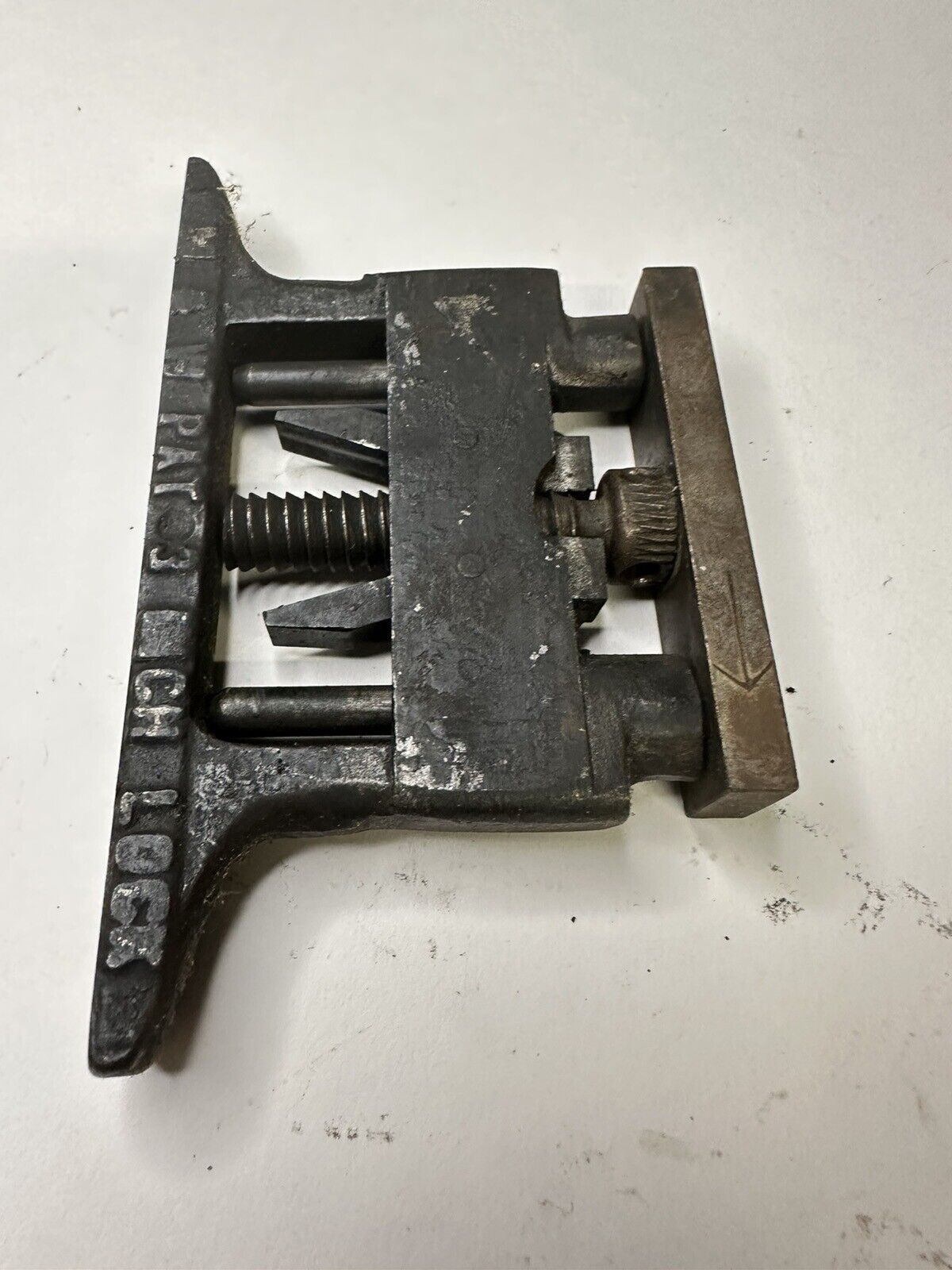 Antique Vtg Morgan & Wilcox M&W 3 Inch Expansion Job Press Lock