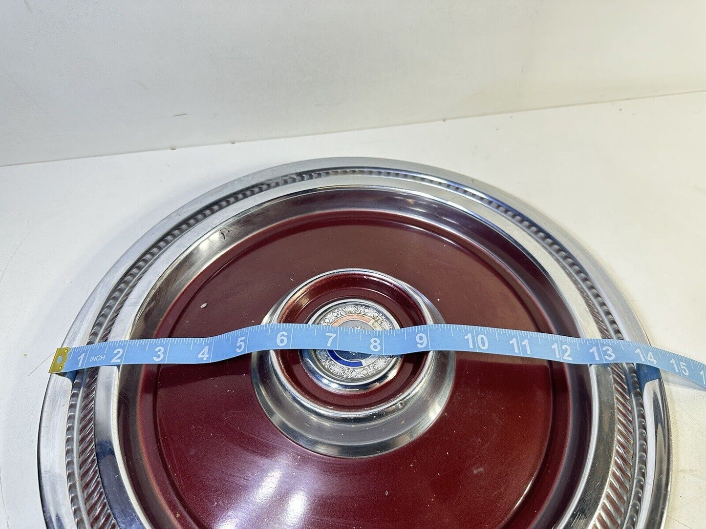Vintage Chrysler Hubcap 15" Shield Logo