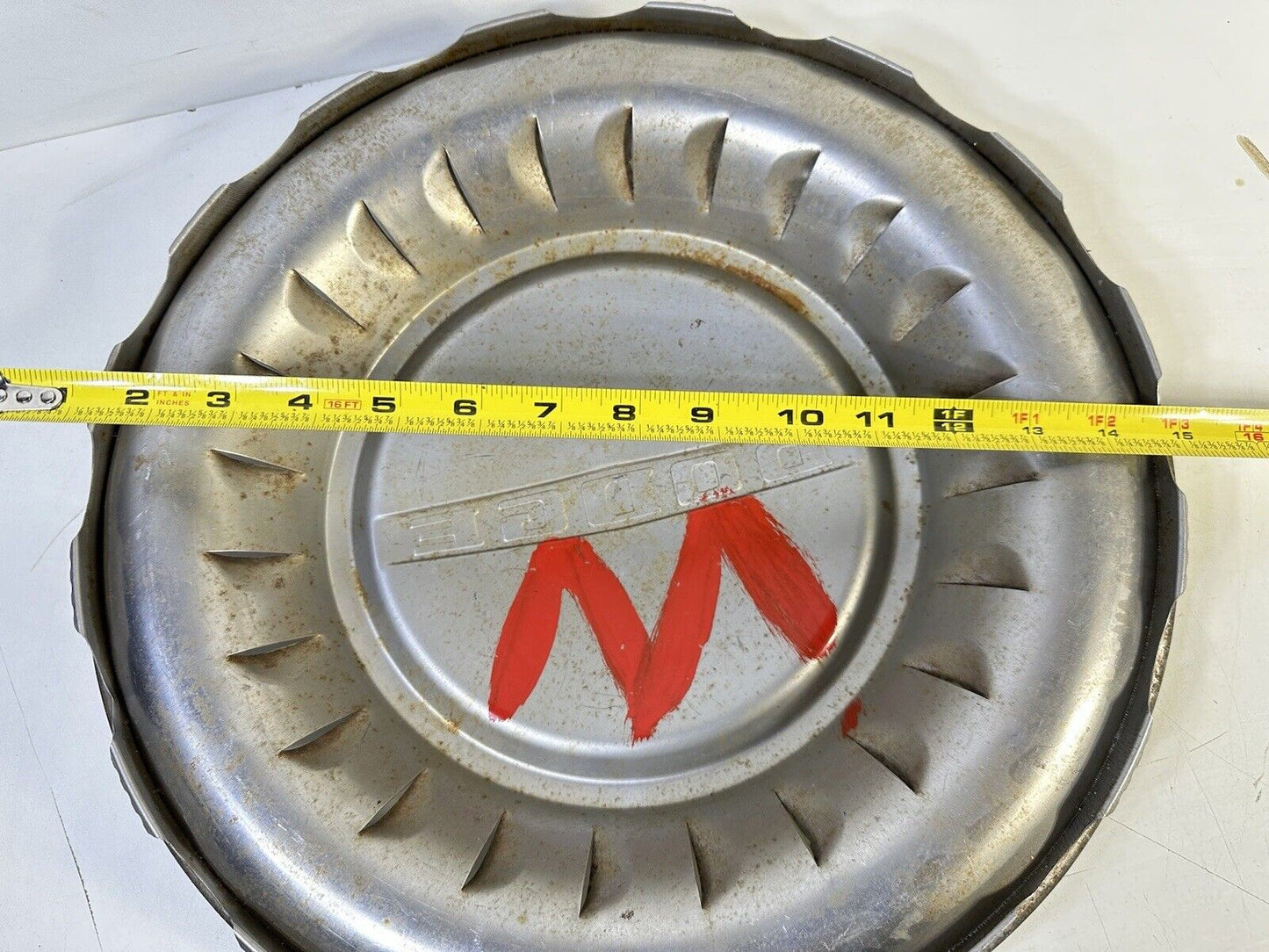 Vtg Dodge Hubcap With Glow Green 15”