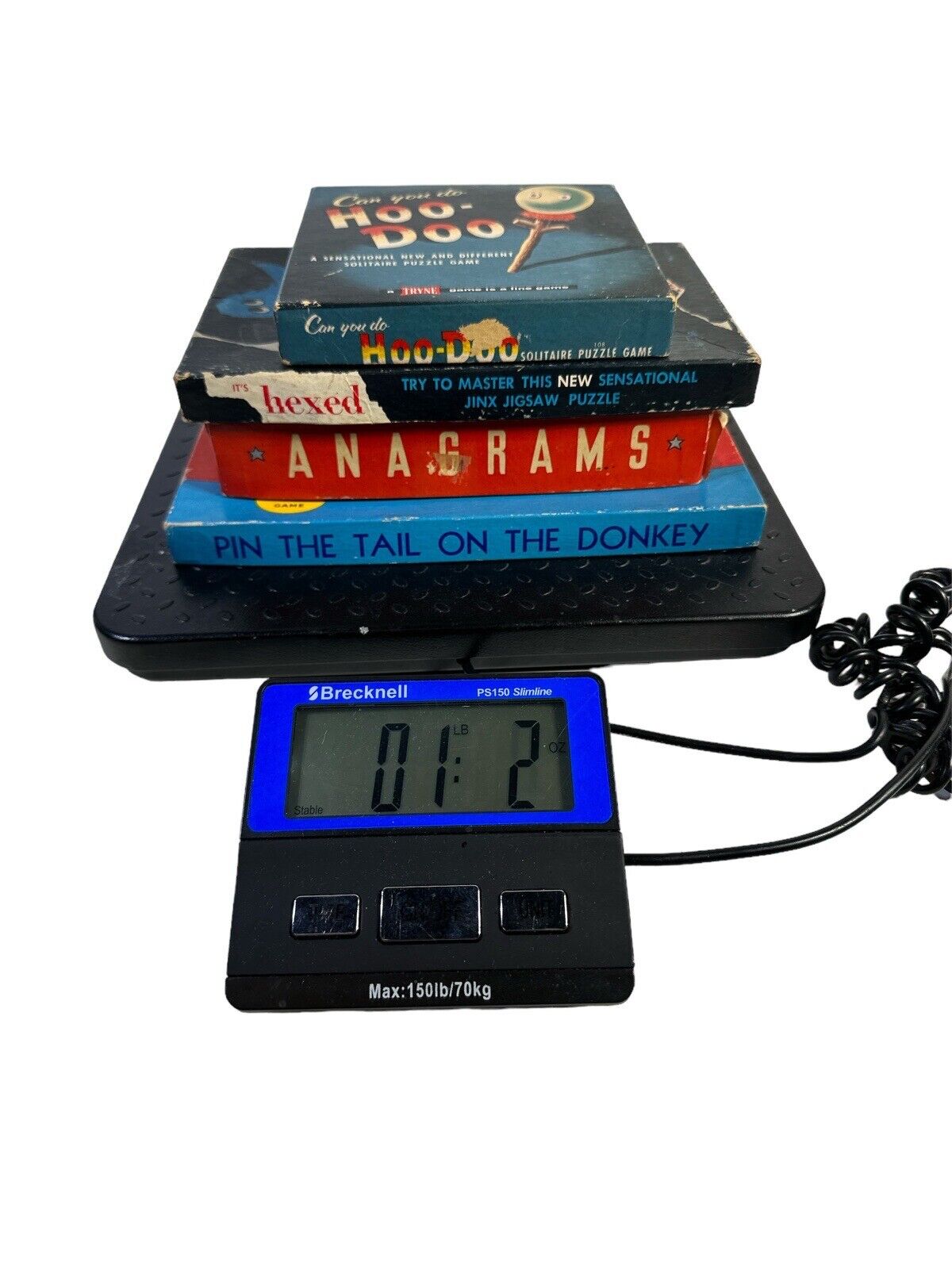 Vintage Estate Game Toy Lot Of 4 1960’s To 1970’s Pin The Tail On The Donkey Etc