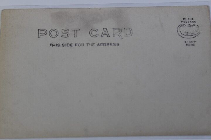 Antique RPPC 1900's Unposted Real Photo Post Card National Bank Johnsonburg Pa