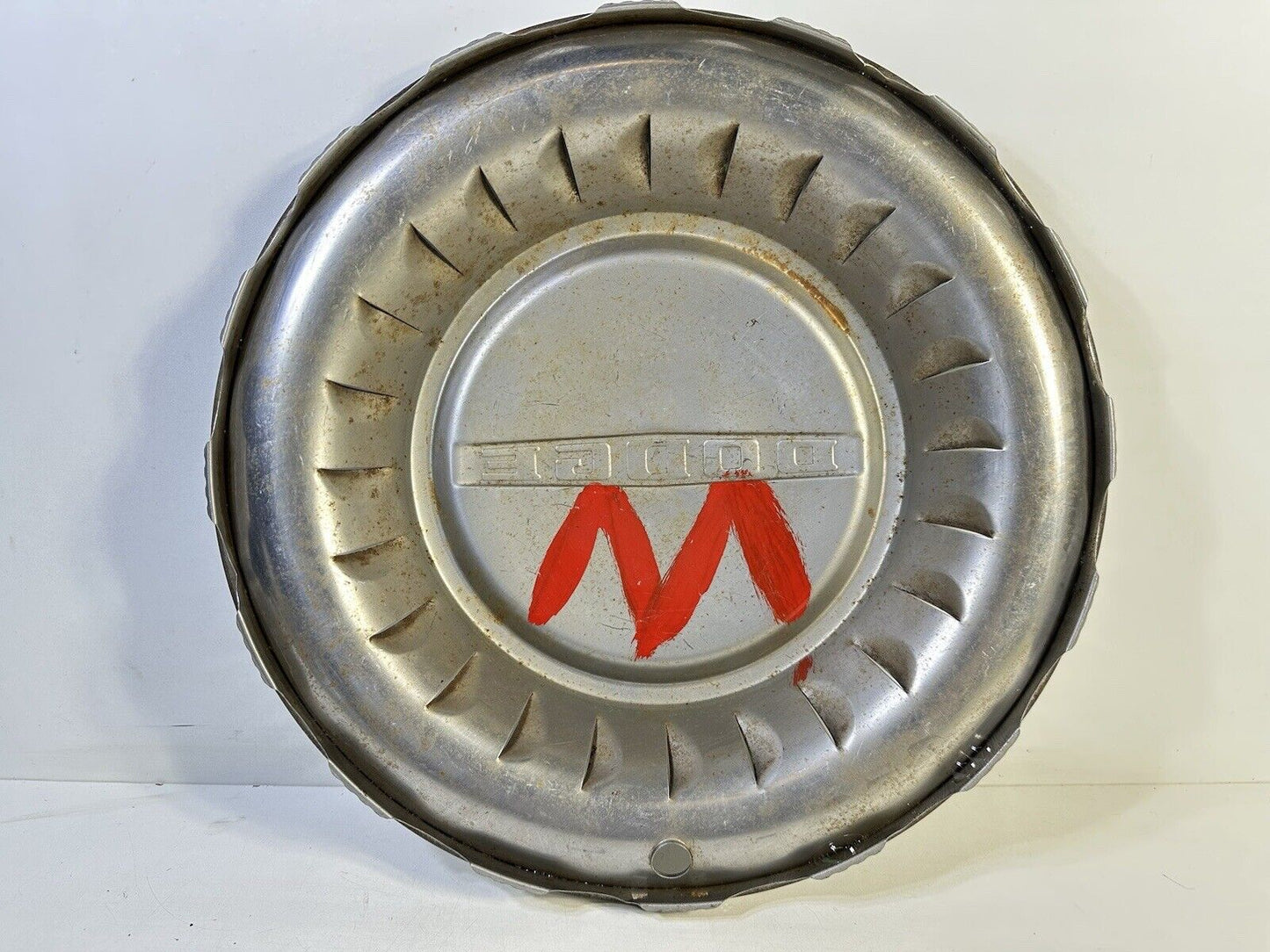 Vtg Dodge Hubcap With Glow Green 15”