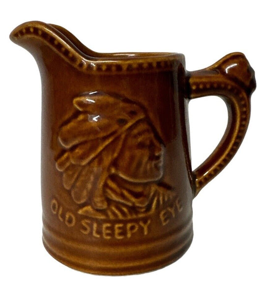 1986 Collectors 11th Annual Convention Old Sleepy Eye Western Stoneware Pitcher
