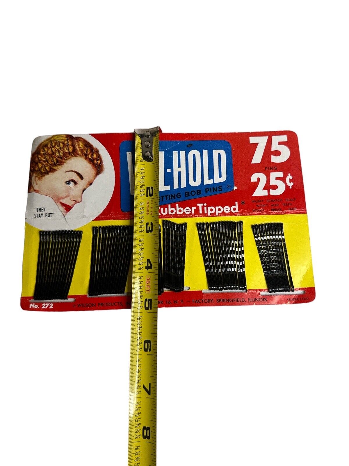 Vintage 1950 Gayla Hold Bob Hair Pins Advertisement & 1934 Booklet Paperback