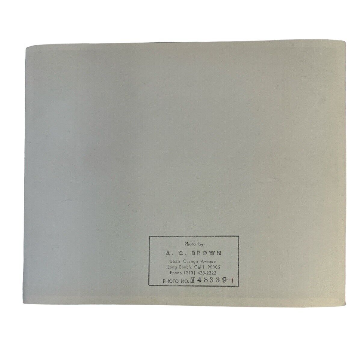 Vtg Photo Portrait 1950's Long Beach California 8" x 10" city council meeting