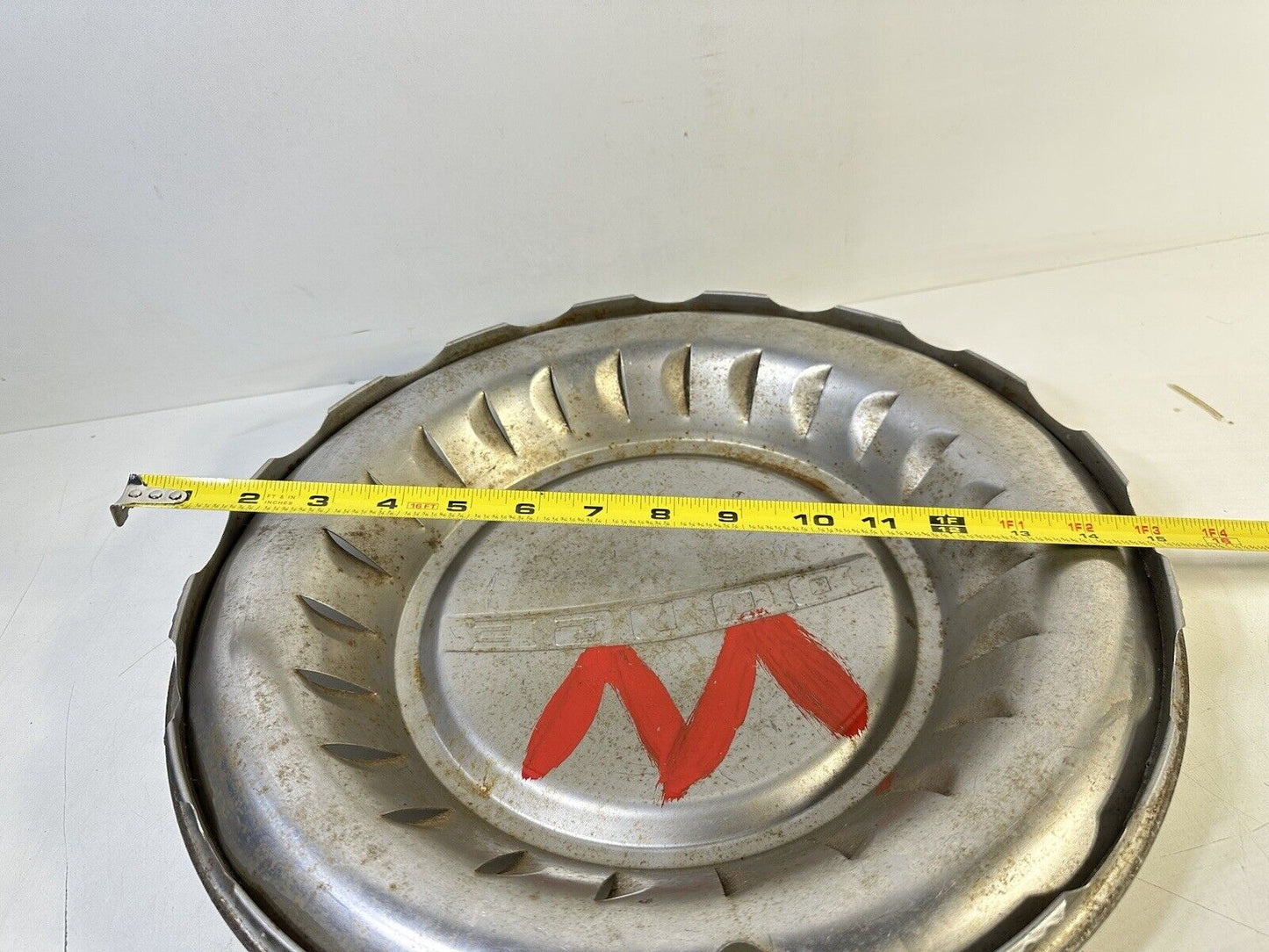 Vtg Dodge Hubcap With Glow Green 15”