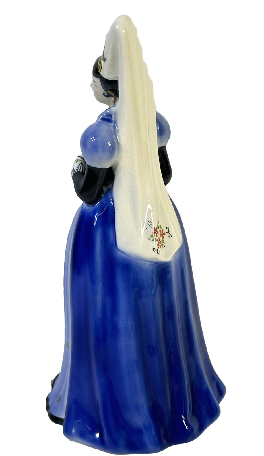 Vtg 1948 Goldcrest Ceramic Corp Lady Figurine By Carmencita Dorier 9.5” USA Made