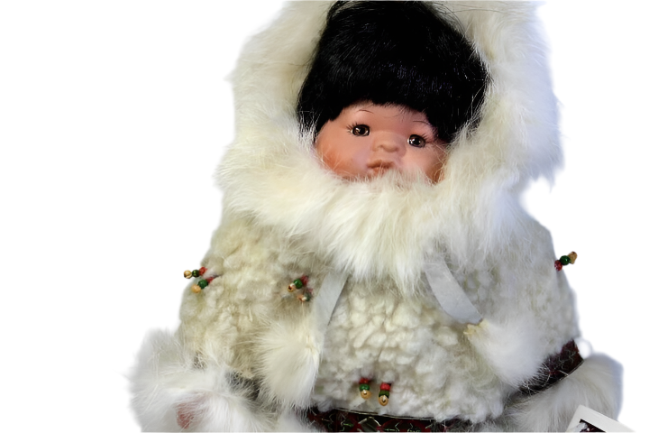 HERITAGE DOLLS INDIAN ARTS AND CRAFTS 10" Eskimo Girl Doll