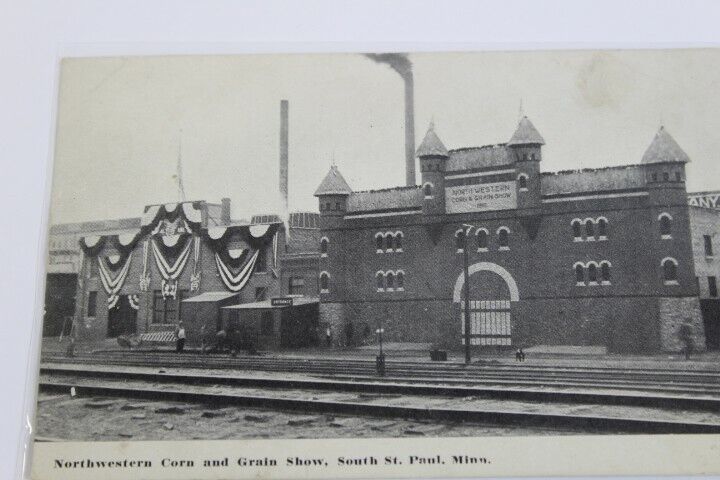 Antique RPPC Photo 1910 unposted Has a stamp Northwestern Corn Grain Show Minn.