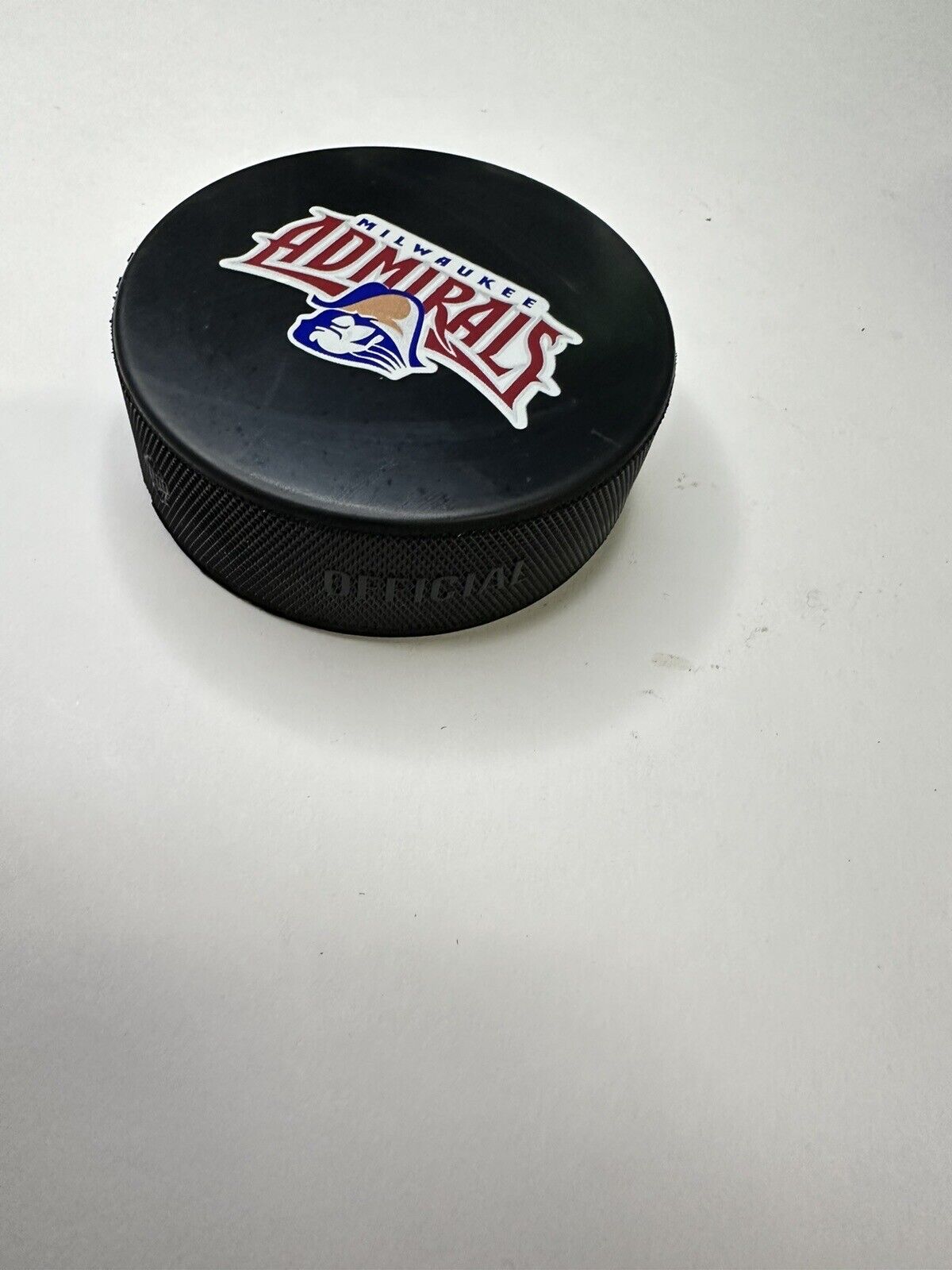 Official Game Puck Milwaukee Admirals Vintage Hockey IHL Original Packaging Vtg