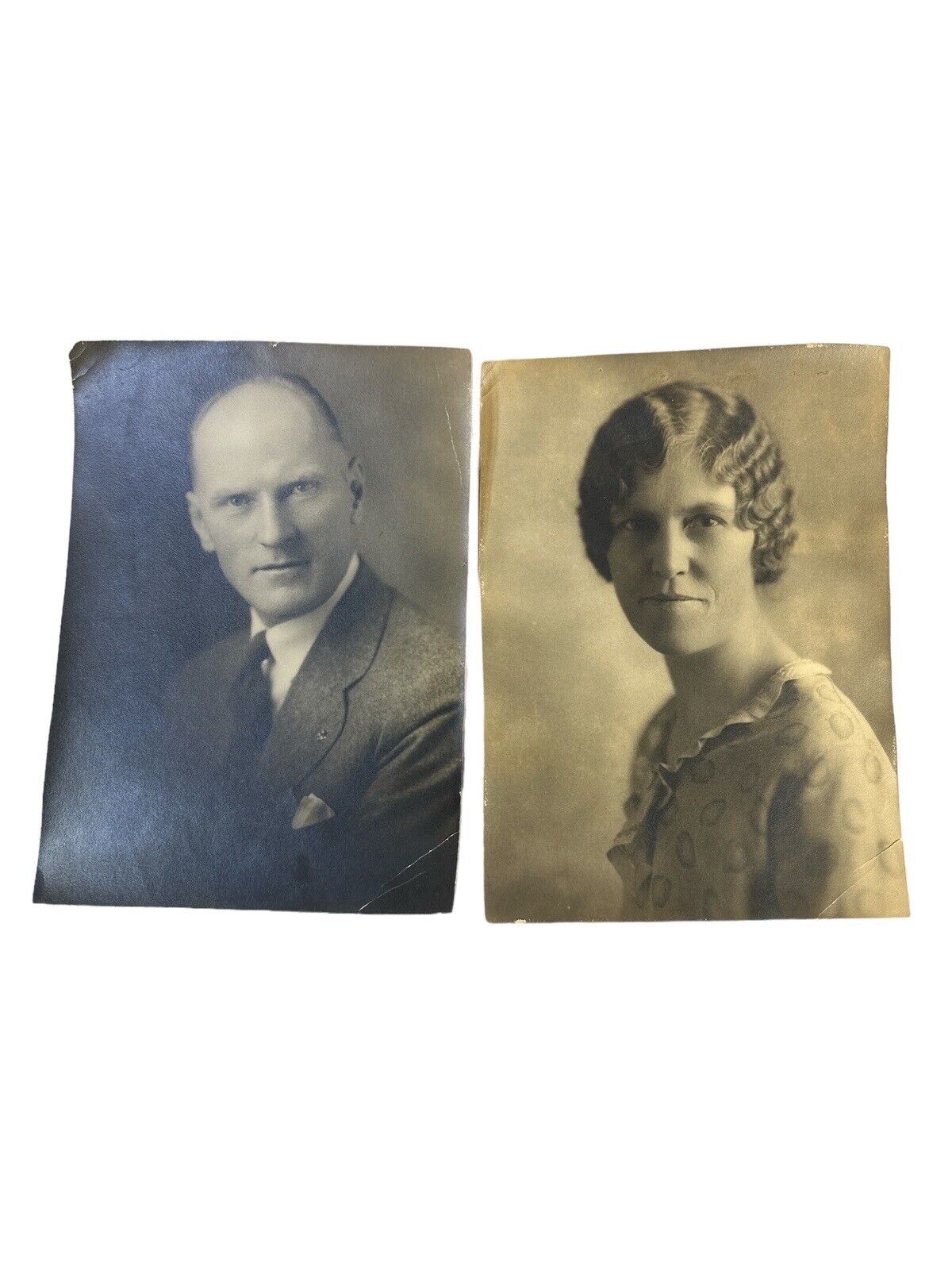 Lot of 12 mixed large 8" x 10" Portrait Photos 1918 to 1930s Antique Vtg Family