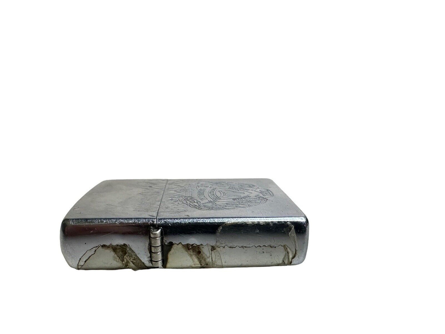 Vintage 1960's Zippo Lighter Thundering Third Battalion fourth Marines engraved
