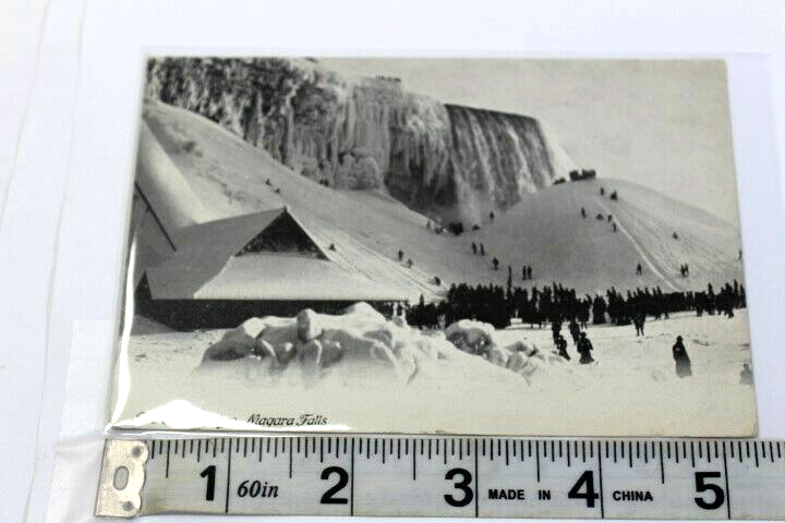 Antique RPPC Photo 1906 unposted Postcard The Ice bridge Niagara Falls