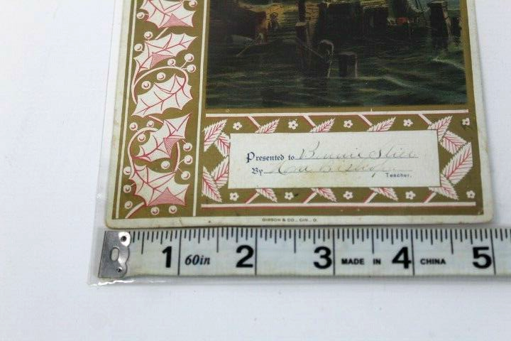 Antique/Vintage Early 1900's Teacher Student Reward of Merit, GIBSON AND CO