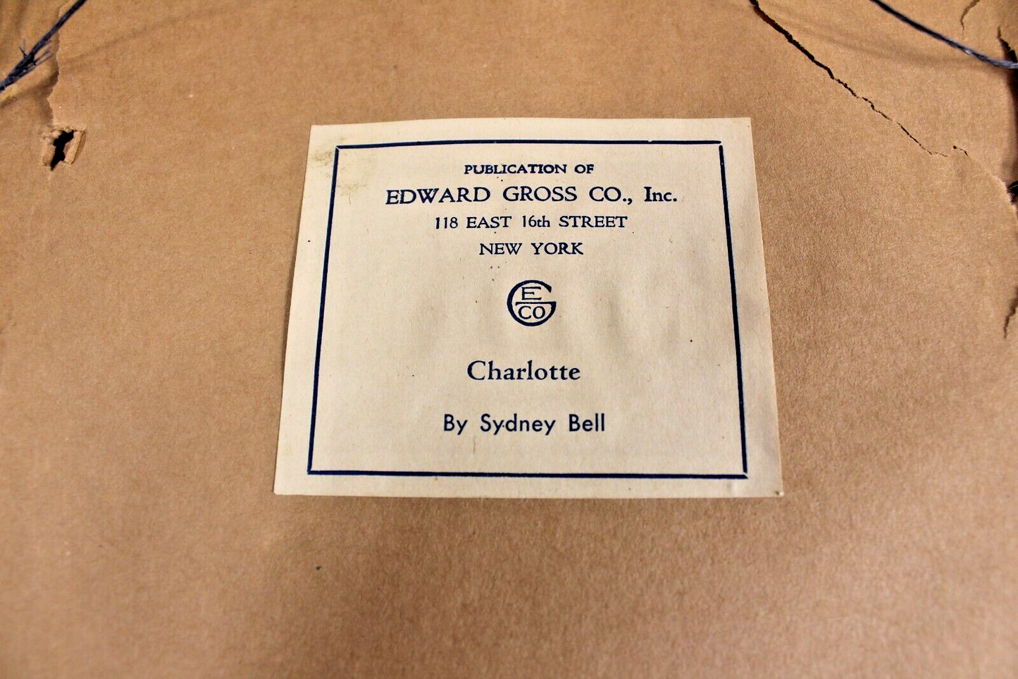 Lot of 6 Painted Prints by Edward Gross Co. Inc. New York Kids Portraits 1920s