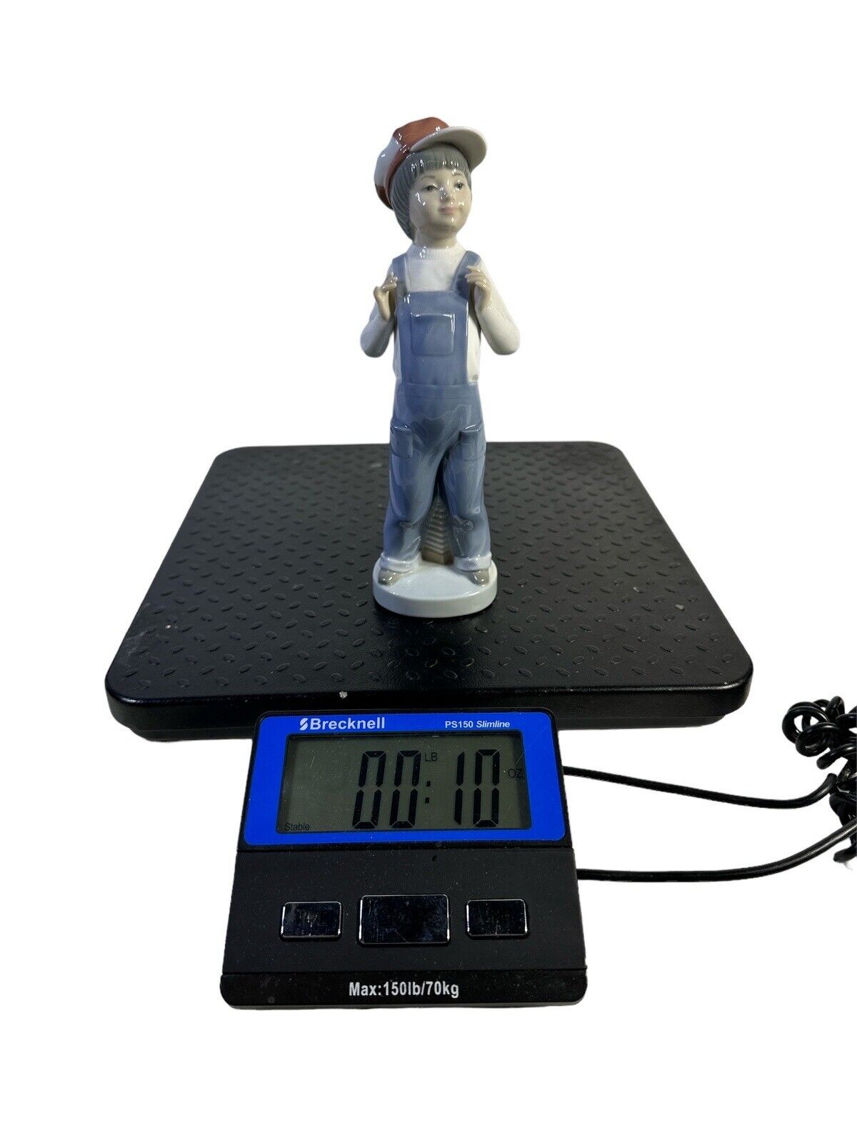 Lladro Figurine #4898 Boy From Madrid Overalls Accordion 1977 Retired