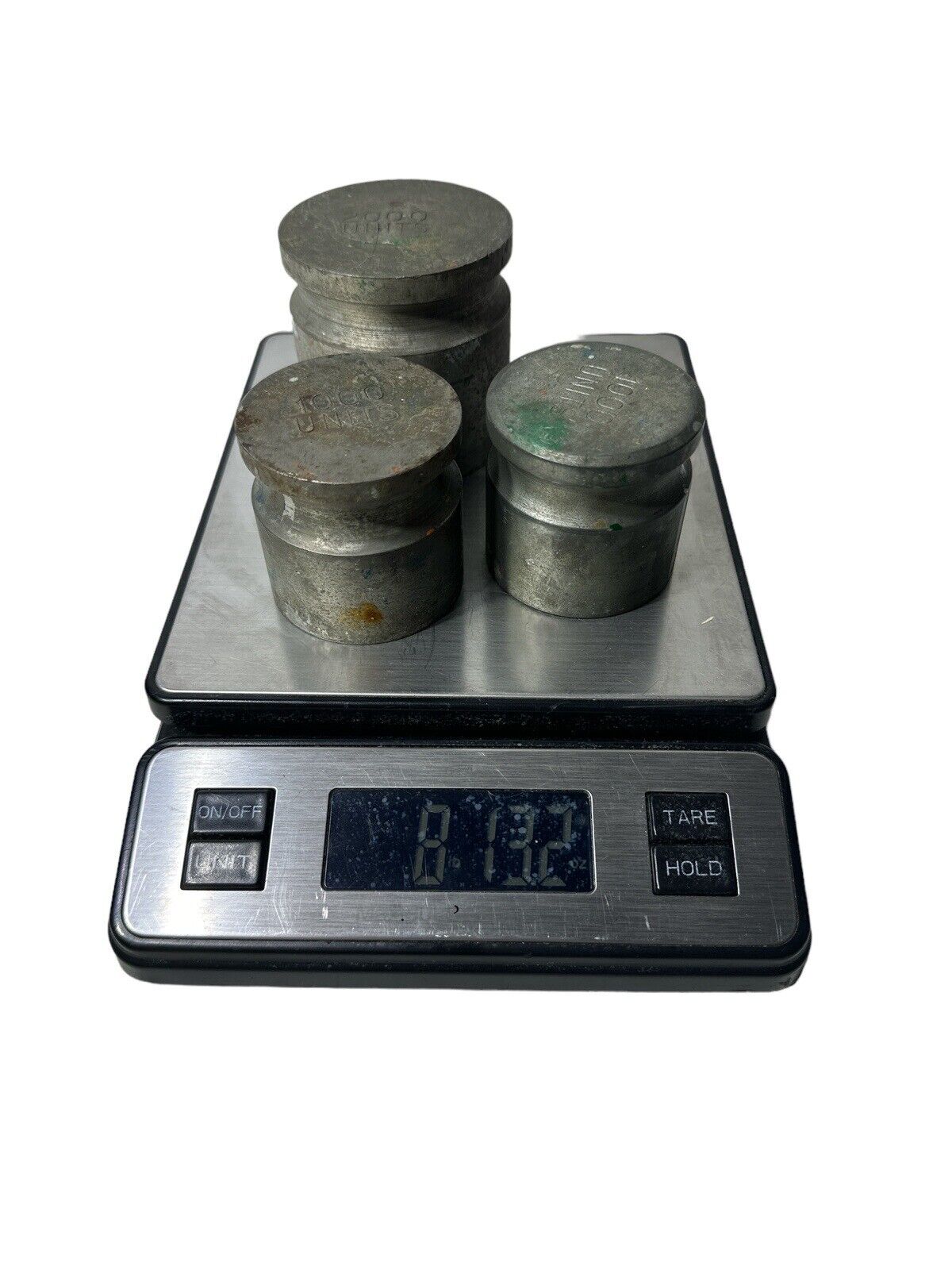 Vtg Antique Ohaus 5 Kilos Over Under Balance Scale Working Made In NJ USA