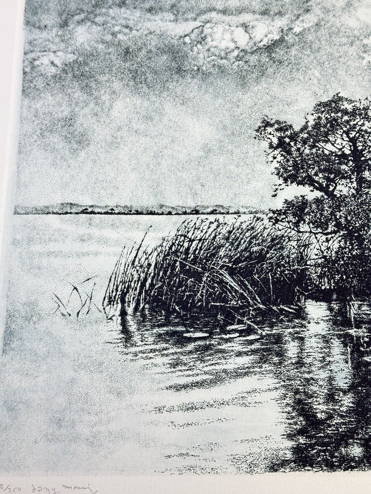 Herbert Fink Original Etching “Lazy Morning”limited Edition 112/250 Signed 1978