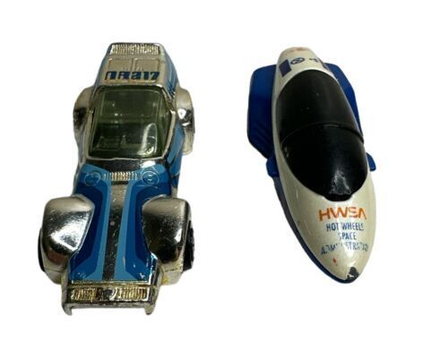 Vtg 1980 Kenner CPG Fast 111's Cyclone & 1993 Warner HWSA Hot wheels Di