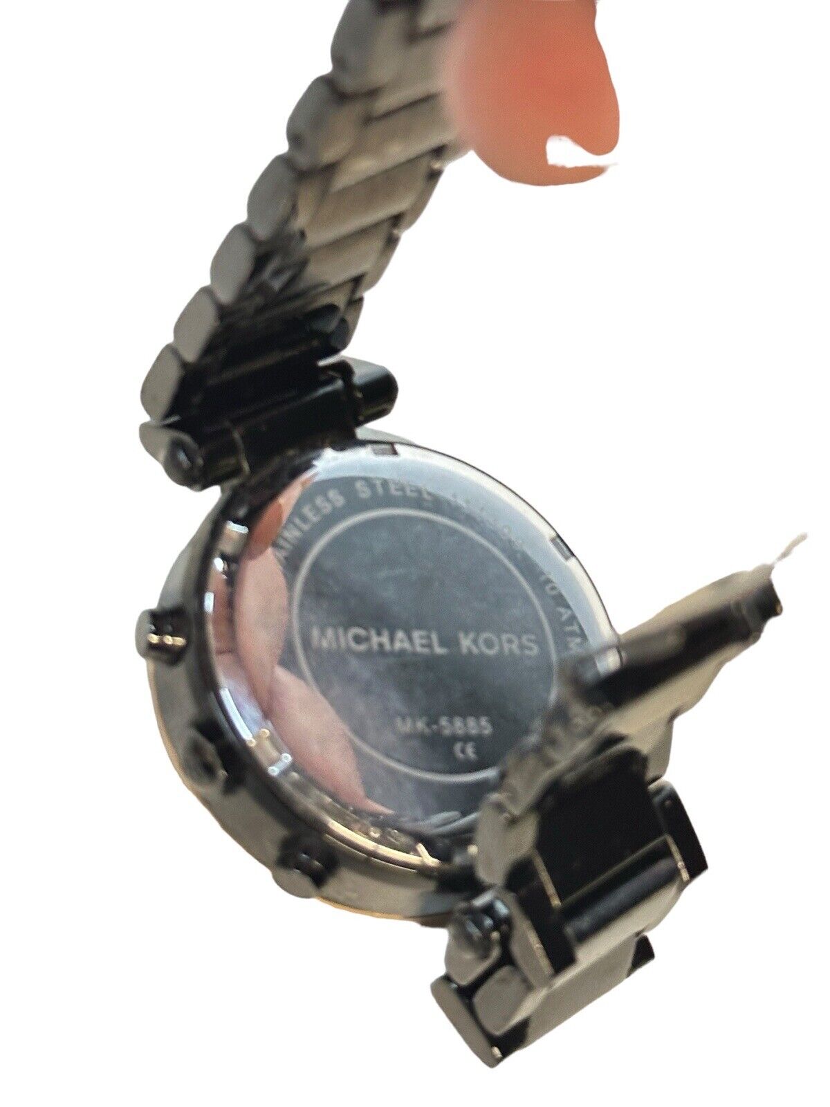 Michael Kors MK5885 Black Dial/Bracelet Women’s Watch With Glitz Accents