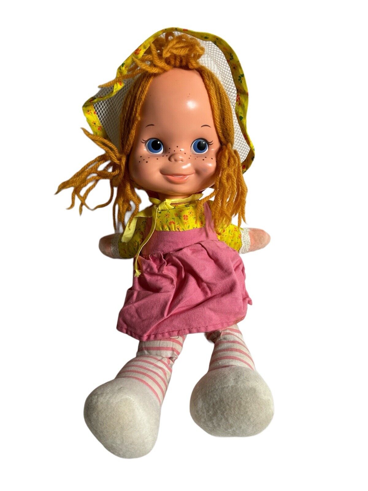 Vintage 1973 Mattel Baby Pedal Pretty Plush Doll