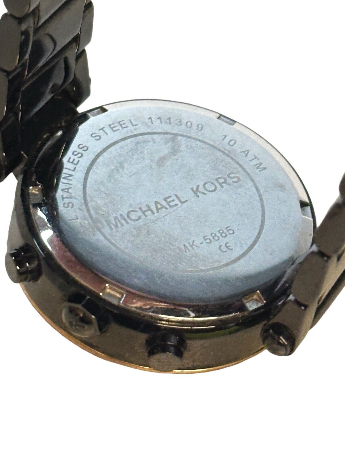 Michael Kors MK5885 Black Dial/Bracelet Women’s Watch With Glitz Accents