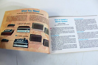 Vtg Lot of 2 Vtg 1960s Fisher Stereo Handbook and Handout