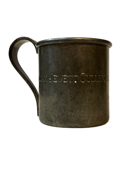 Vtg Stieff Pewter Baby Cup Mug - Shield Marked 1965