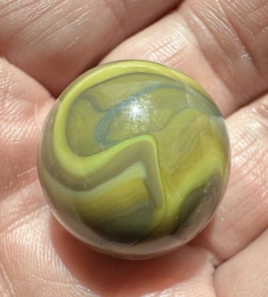 Vtg 1987 .997 Inch Shooter Vitro Jabo Classic West Virginia Marble Very Nice
