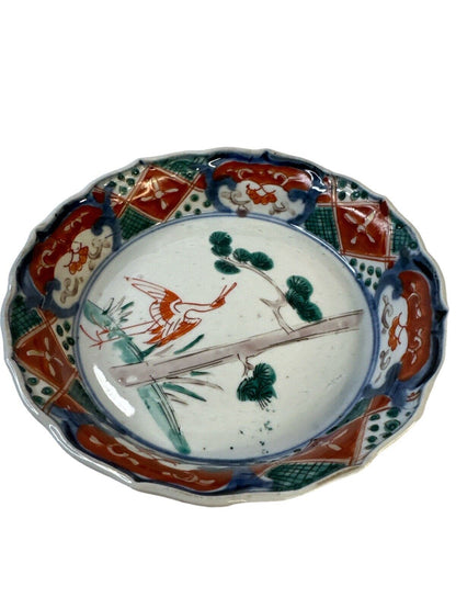 Lot Of 3 Old Antique 19th C. Scalloped Rim Japanese Imari Porcelain Bowl’s 5.75”