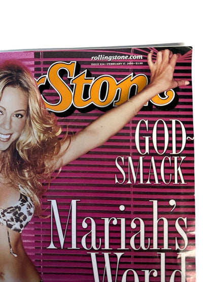 Mariah Carey Vintage Rolling Stone Magazine - Bikini Cover February 17, 2000