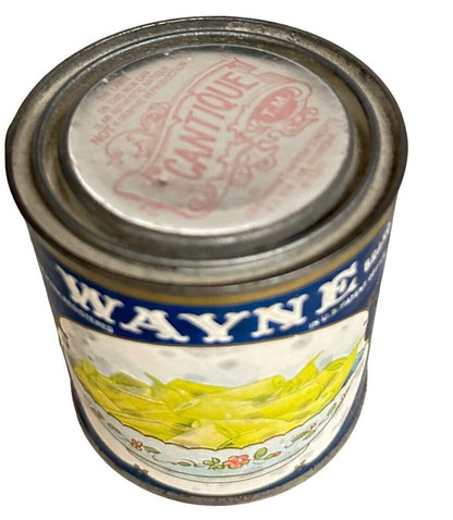 2 1920s Verhampshire brand & Wayne Small Tin Cans Cantique TM Antiques