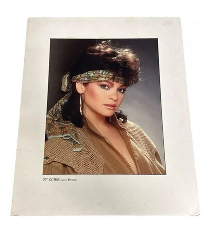 1983 TV Guide Cover Portrait Of Valerie Bertinelli Large Size 16” X 20”