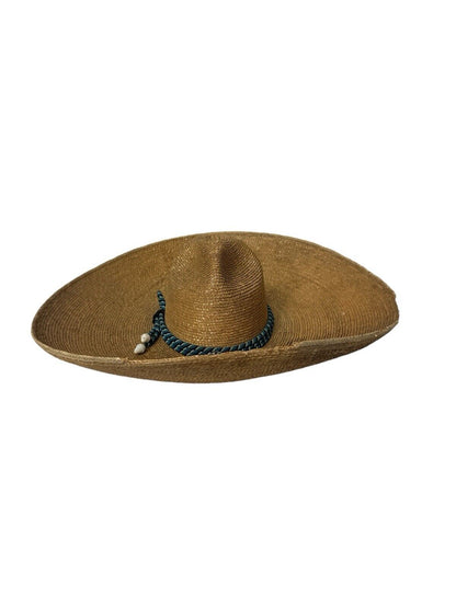 Vintage Mexican Sombrero South Central Mexico Authentic 22” Dia 7 1/4