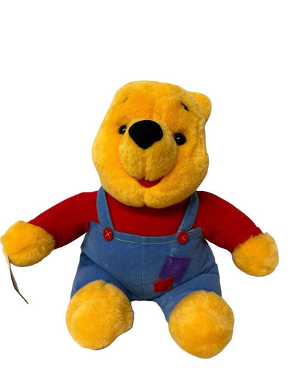 Vtg Disney Mattel Winnie The Pooh Talking Plush Toy Bear Wiggle Giggle 1997