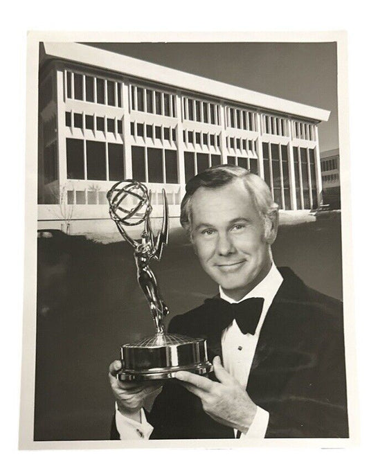 25th Annual Emmy Awards 1973 Johnny Carson Press Release photo Original 9” x 7”