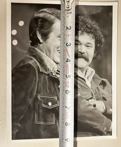 1973 Jack Burns & Avery Schreiber Press Release Photo The Midnight Show NBC