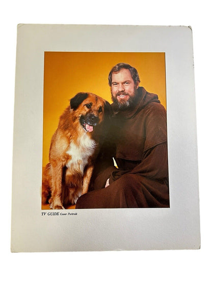 1980’s TV Guide Cover Portrait Father Murphy Original Transfer Print 20” x 16”