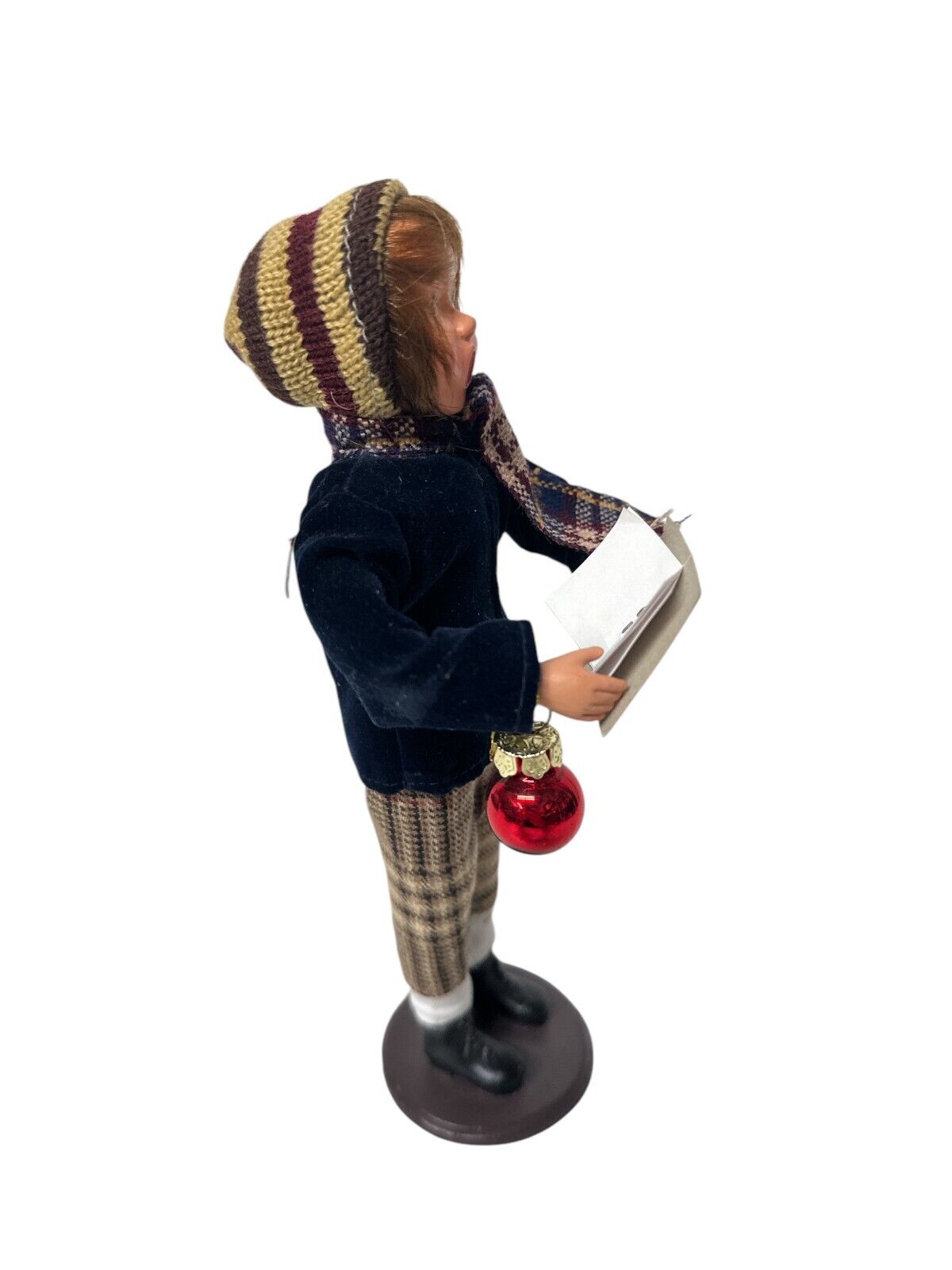 Byers' Choice The Carolers 1996 Salvation Army 13" Male Caroler with Drum Stick