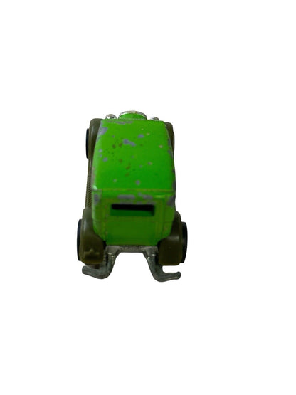 Lot Of 2 Hot Wheels Red / Green Early Times Delivery Truck 1976-77 Hong Kong Vtg