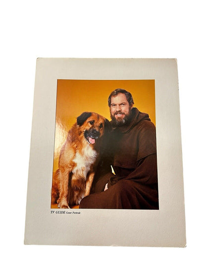 1980’s TV Guide Cover Portrait Father Murphy Original Transfer Print 20” x 16”