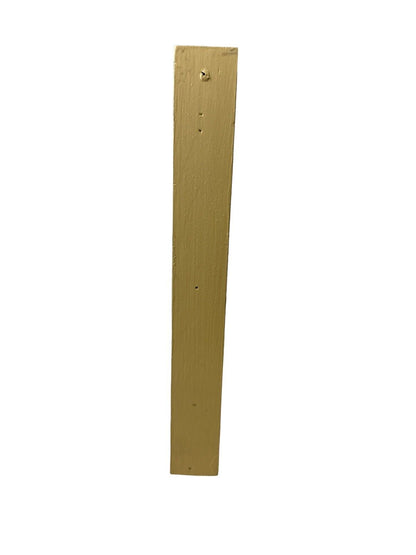Vtg Cream Colored Wood Corbel Shelf Brackets 12” X 10.5”x 1.75”